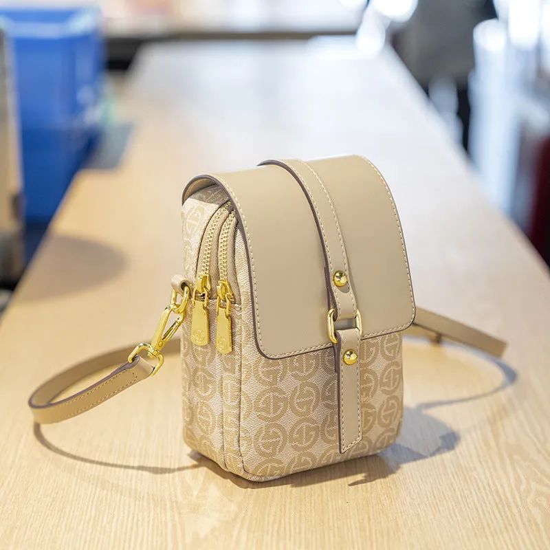 Women's Summer Light Luxury Double Partition Large Crossbody Bags