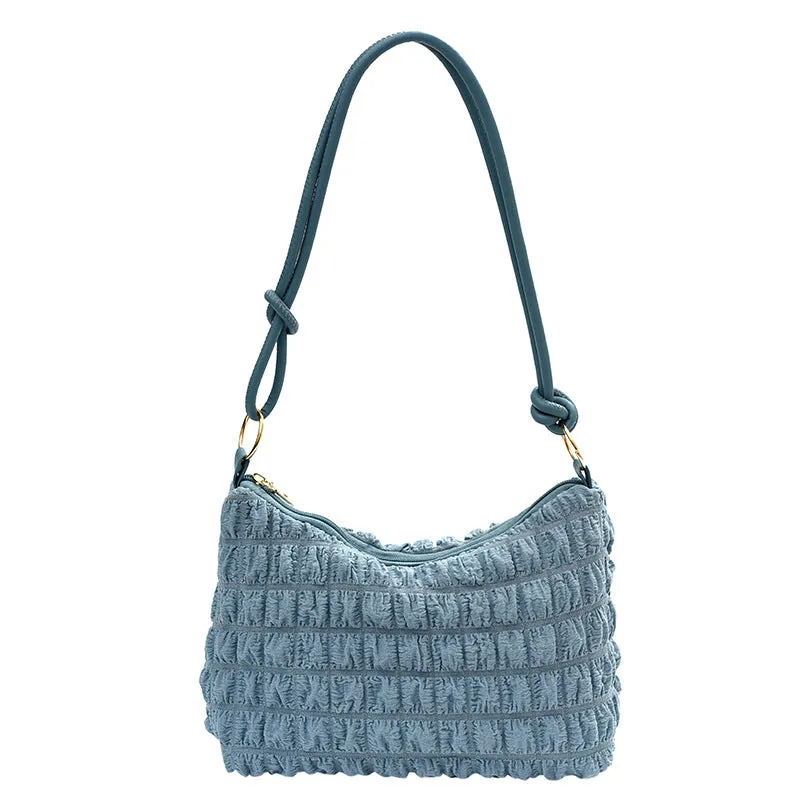 Women's Trendy Bubble Textured Underarm Minority Crossbody Bags
