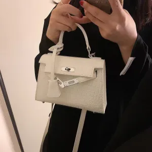 Women's Versatile Fashion Crocodile Pattern Portable Crossbody Bags