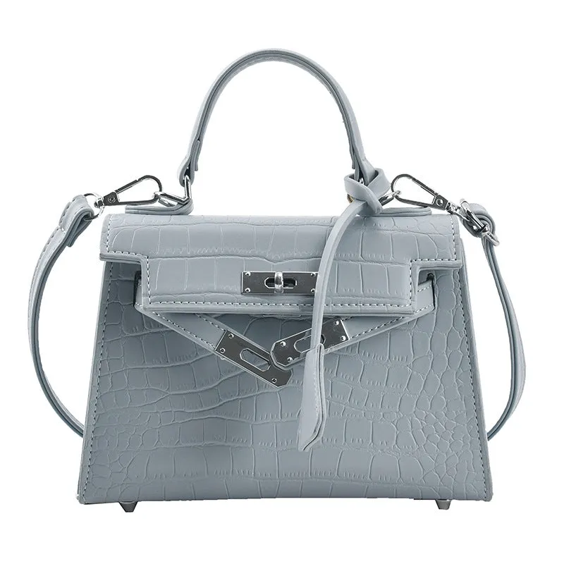 Women's Versatile Fashion Crocodile Pattern Portable Crossbody Bags