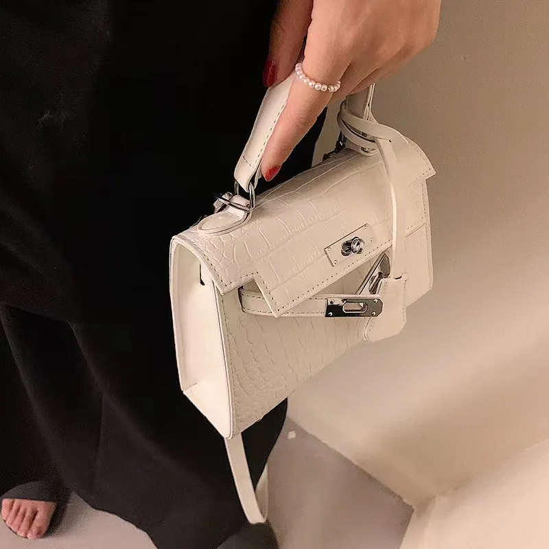 Women's Versatile Fashion Crocodile Pattern Portable Crossbody Bags