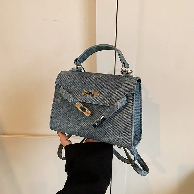 Women's Winter Simple Fashion Twist Korean Style Shoulder Bags