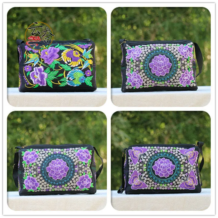 Women's Yunnan National Style Embroidered Ethnic Crossbody Bags