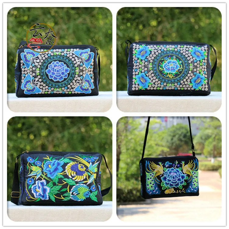 Women's Yunnan National Style Embroidered Ethnic Crossbody Bags