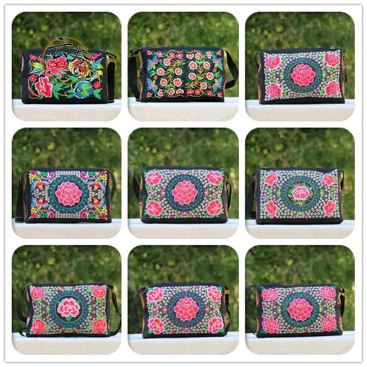 Women's Yunnan National Style Embroidered Ethnic Crossbody Bags