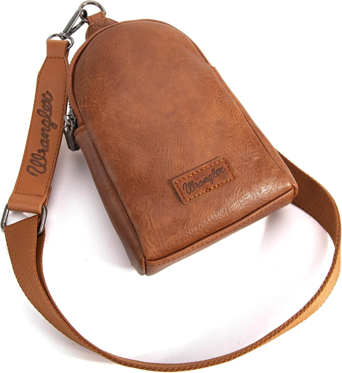 Wrangler Small Crossbody Sling Bags for Women Fanny Packs Chest Bag for Travel - Mother Day Gift