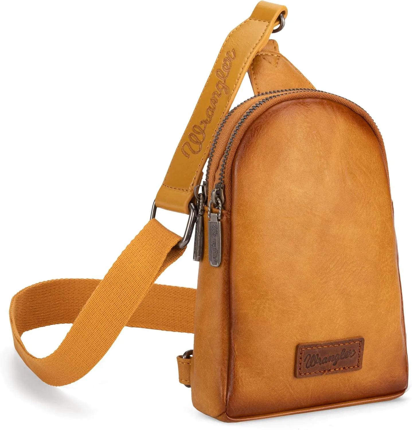 Wrangler Small Crossbody Sling Bags for Women Fanny Packs Chest Bag for Travel - Mother Day Gift
