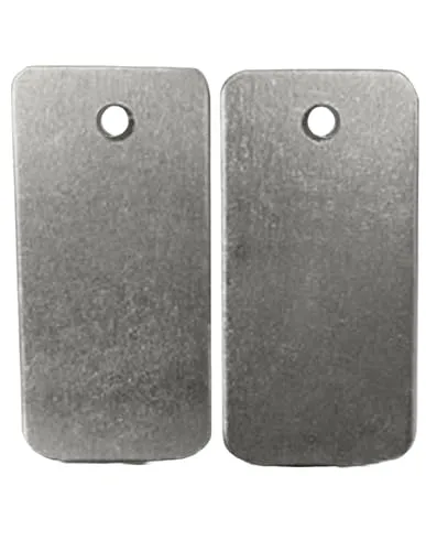 X-Ray Markers (Aluminum) - Blue/Red, Left & Right Set, 1/2" Lead Letters "L" & "R"