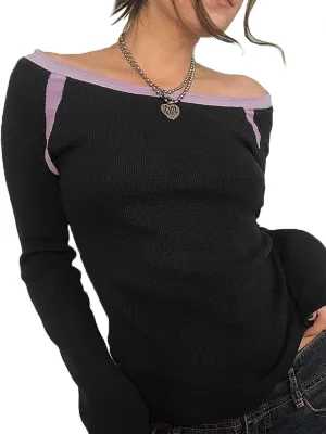 Xineicy Crop Tops for Women Short Sleeve Crew Neck 2000s Graphic Baby Tees Vintage Grunge Y2k Shirts