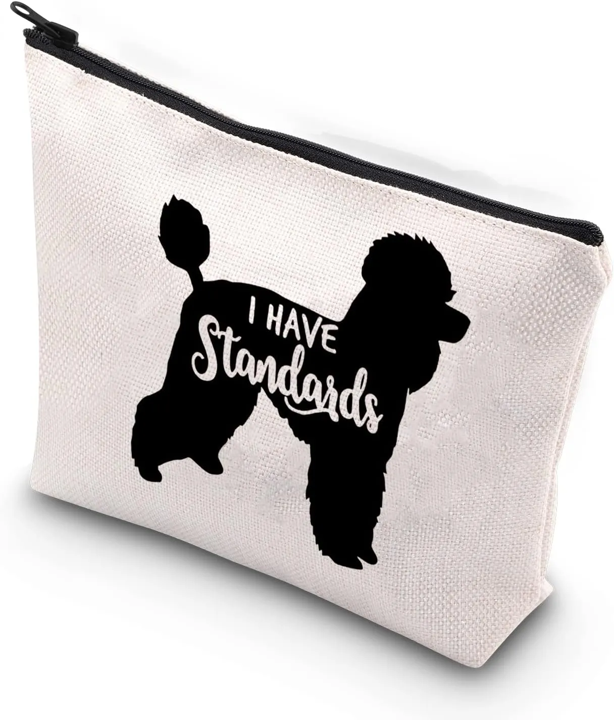 XYANFA I Have Standards Poodle Makeup Bag - Standard Poodle Mama Mom Gift - Dog Lover Zipper Pouch