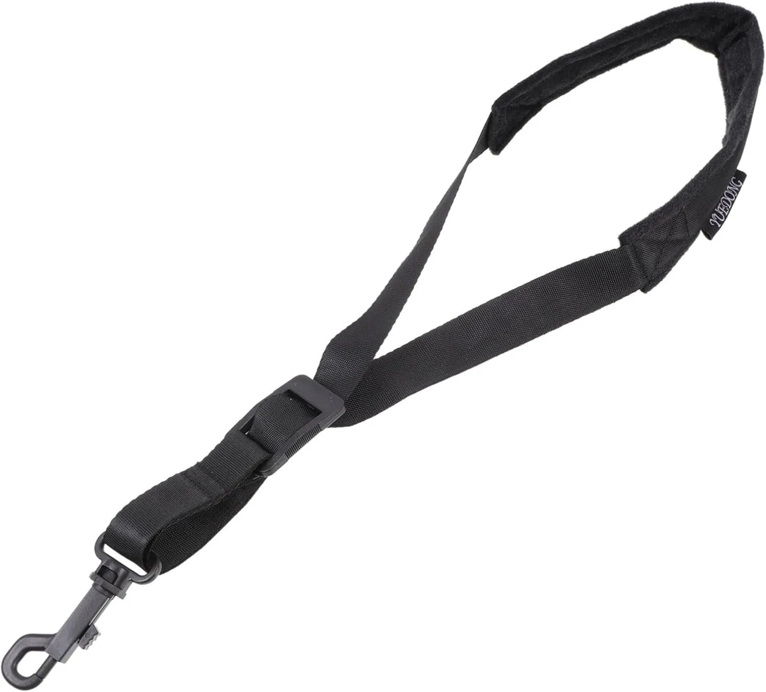 Yardwe Special Saxophone Strap Thick Cotton Neck Strap Single Shoulder Saxophone Belt Sturdy Hook for Easy Wear