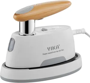 YIKA 2-in-1 Portable Clothes Steamer & Iron - Ceramic Coated Panel, Fast Heat-Up, Adjustable Heating & Steaming, Professional Handheld Fabric Wrinkle Remover for Home, Travel, and Office Use