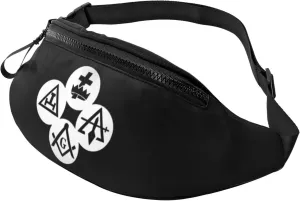 York Rite Fanny Pack Outdoor Travel Casual Messenger Waist Bag