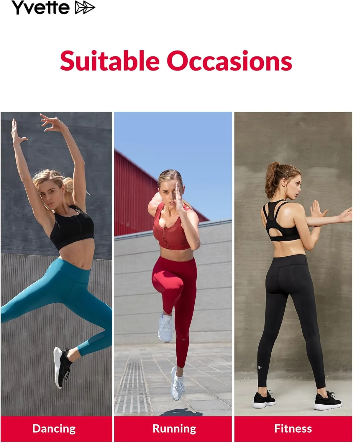 Yvette High Impact Women Sports Bra Front Closure Double Deck Mesh Running Bra for Plus Size for Plus Size