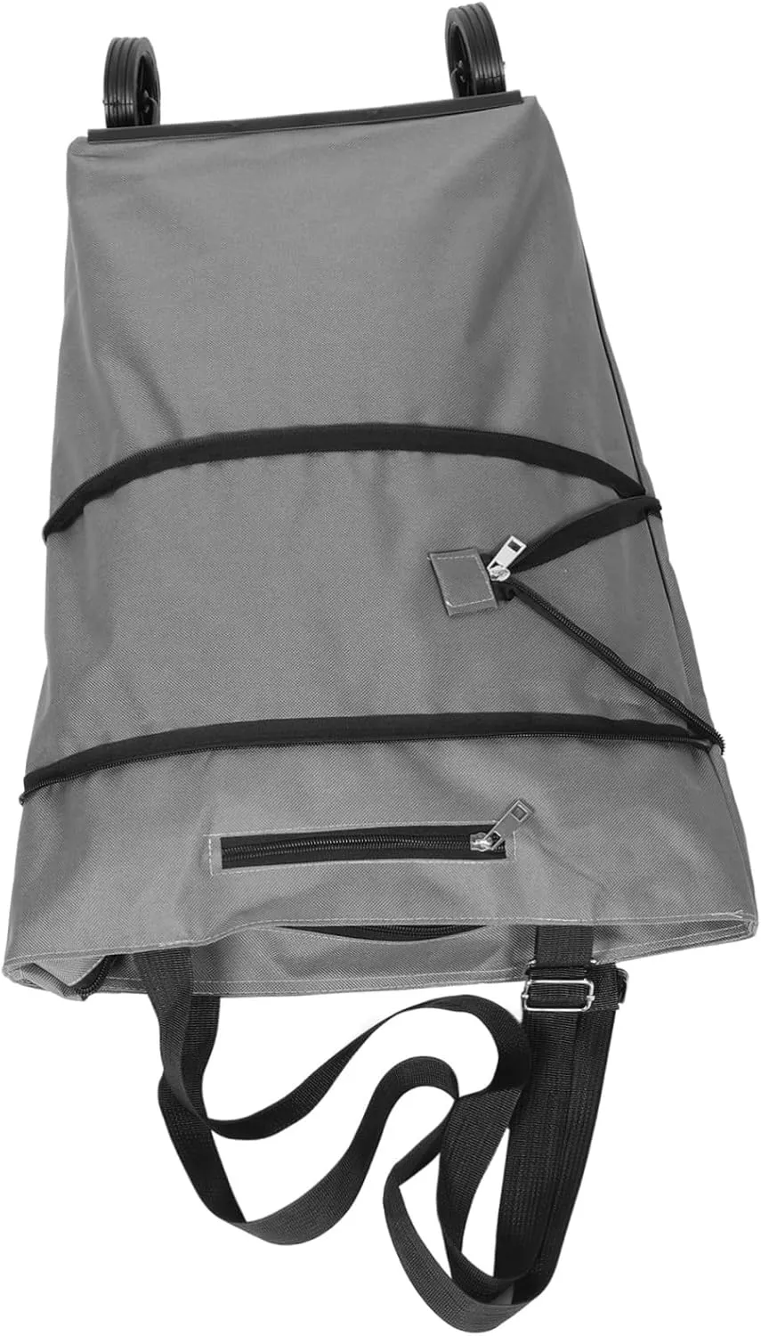 Zerodeko Capacity Shopping Cart with Wheels Tote for Groceries Travel and Daily Errands Portable Rolling Bag for