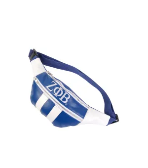 Zeta Phi Beta Striped Fanny Pack - Greekian