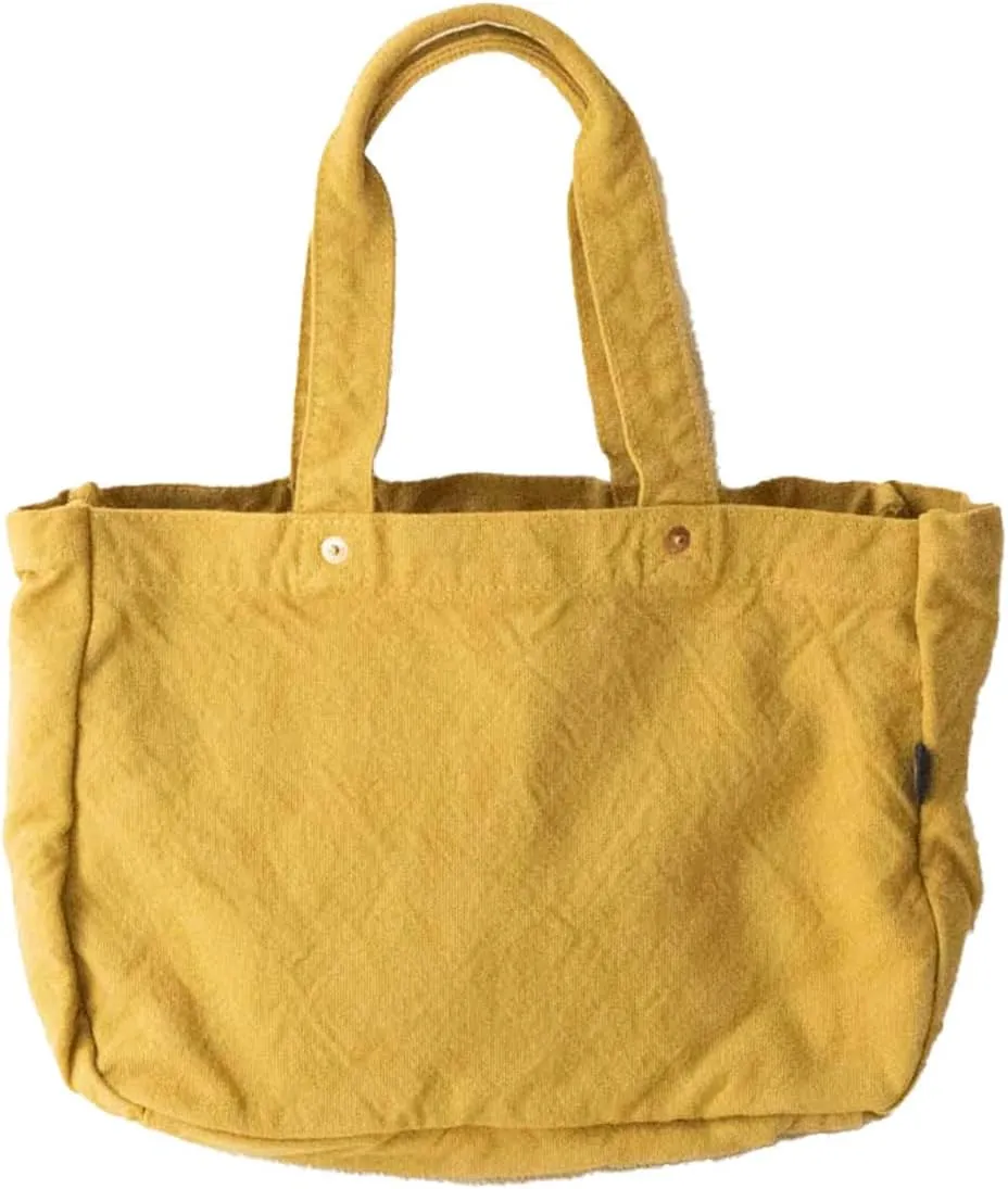 ZIP Tote Bag Cotton100% Canvas Zipper Fastener Simple japan Washable Sholder hand Bag (VC-23)